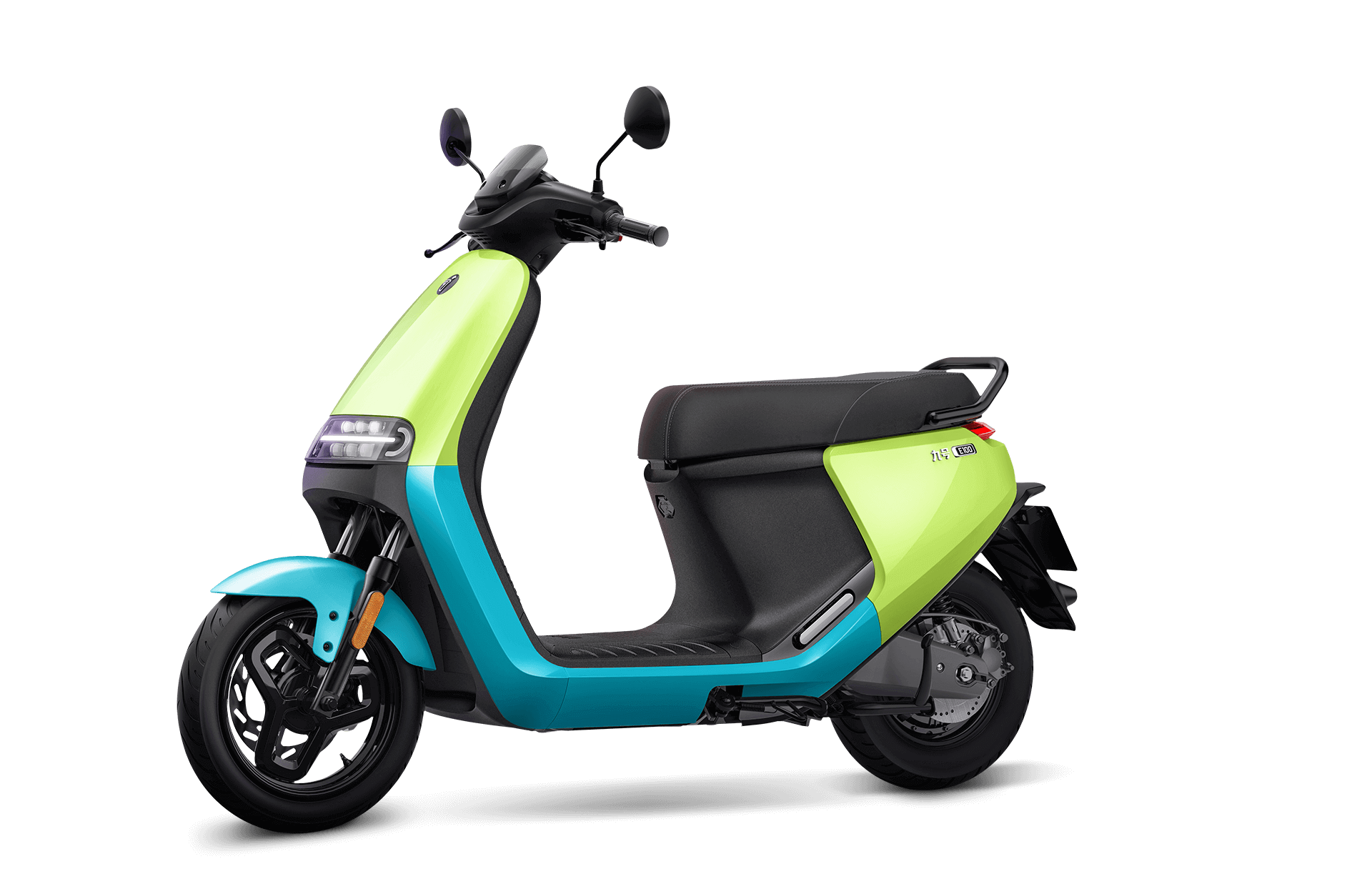 Ninebot eScooter Power E цвет голубой + зелёный